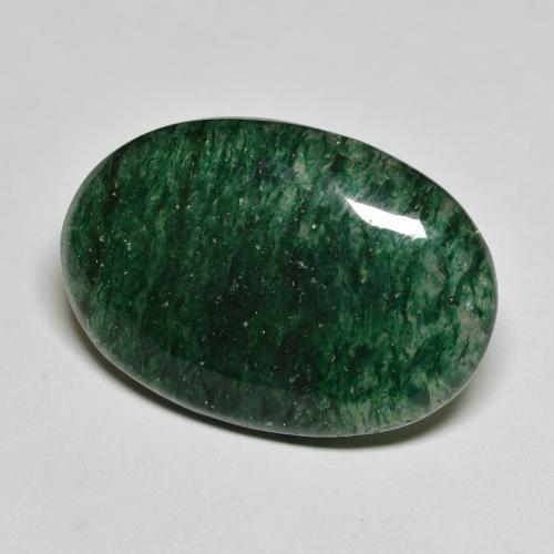Aventurine Forêt verte naturelle Coupe ovale, 18.76 ct, Translucide