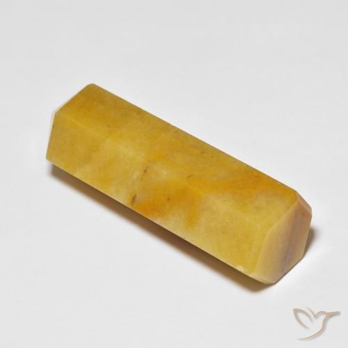 Aventurine Jaune foncé naturelle Fantaisie, 44.70 ct, Opaque
