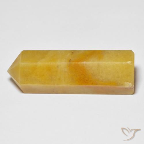 Aventurine Jaune foncé naturelle Fantaisie, 44.70 ct, Opaque