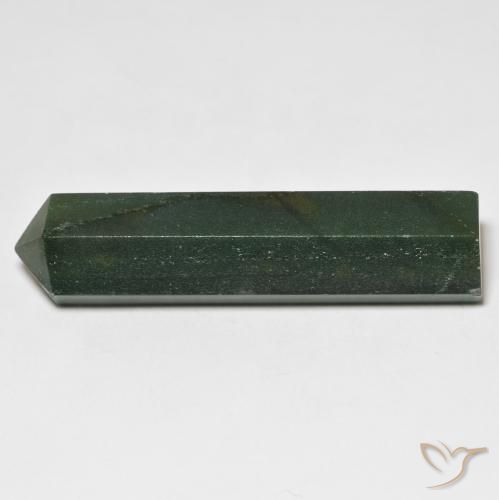 Aventurine Vert foncé naturelle Fantaisie, 34.97 ct, Opaque