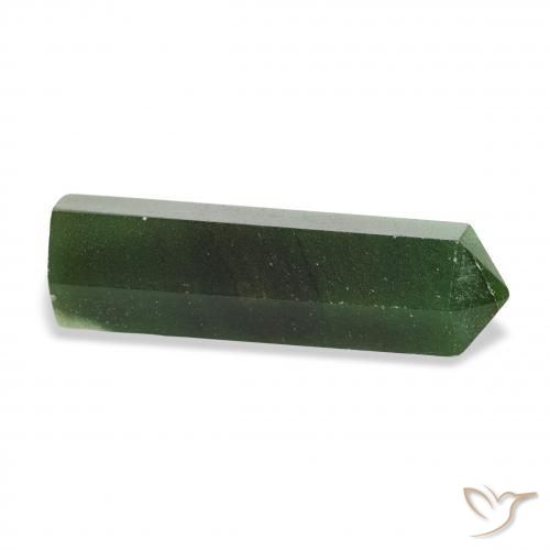 Aventurine Forêt verte naturelle Fantaisie, 26.73 ct, Opaque