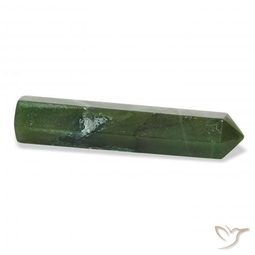 Aventurine Vert jade naturelle Fantaisie, 25.69 ct, Opaque