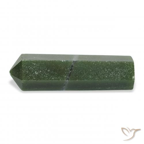 Aventurine Forêt verte naturelle Fantaisie, 27.31 ct, Opaque