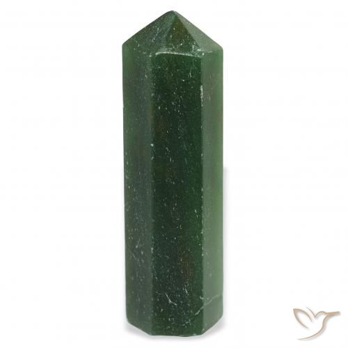 37.92ct Naturel Forêt verte Aventurine, Fantaisie, Opaque