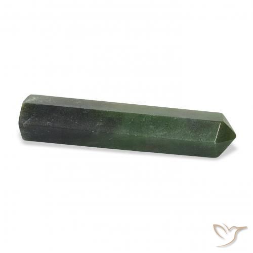 Aventurine Forêt verte naturelle Fantaisie, 21.65 ct, Opaque