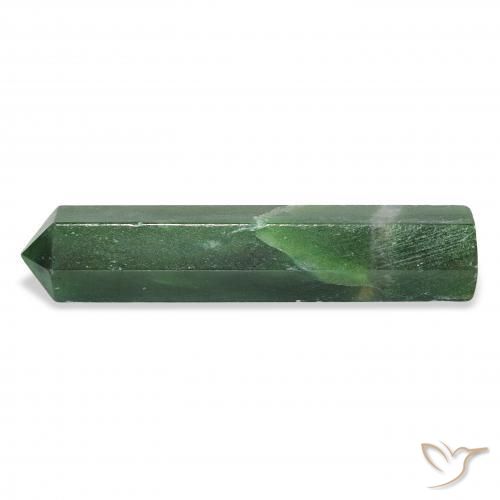Aventurine Vert intense naturelle Fantaisie, 27.97 ct, Opaque