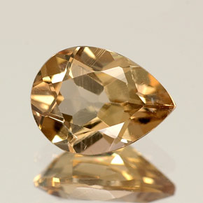 Axinite marron naturelle en forme de poire, 1,15 ct, VS-SI