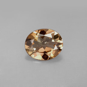 Axinite marron naturelle coupe ovale, 2,36 ct, VS-SI