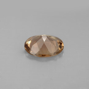 Axinite marron naturelle coupe ovale, 2,36 ct, VS-SI