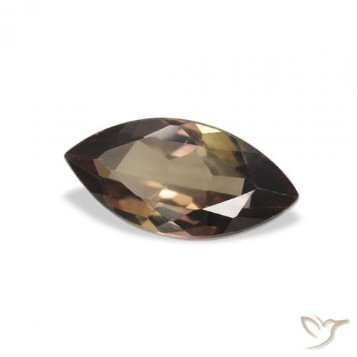 Axinite Marron clair naturelle Marquise, 1.05 ct, SI