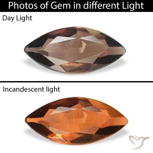 0.40ct Naturel Brun moyen Axinite, Marquise, SI