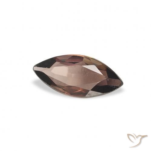 Axinite Brun moyen naturelle Marquise, 0.40 ct, SI