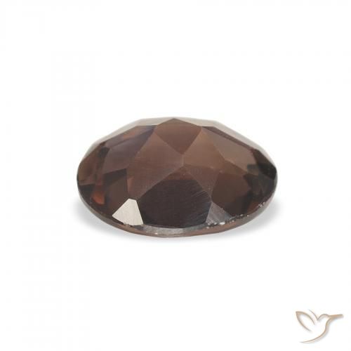 Axinite Marron foncé naturelle ovale, 1.26 ct, SI