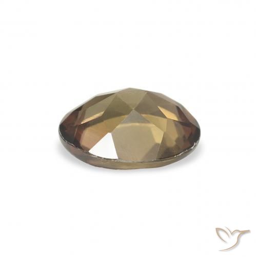 Axinite Marron foncé naturelle ovale, 1.07 ct, SI