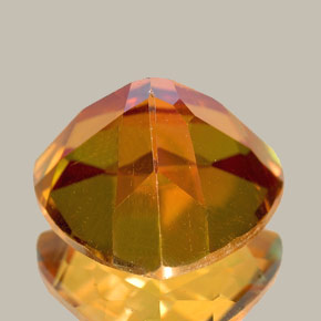 Topaze azotic multicolore naturelle trillion, 11,78 ct, VVS-VS