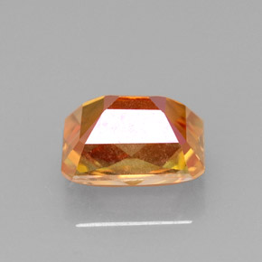 Topaze azotic multicolore naturelle taille émeraude, 2,17 ct, VVS