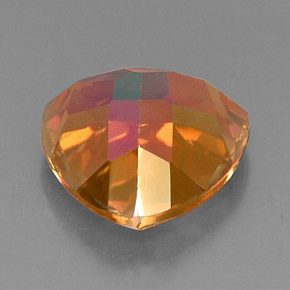 Topaze azotic multicolore naturelle trillion, 11,44 ct, VVS-VS