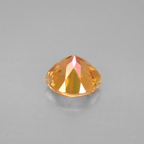 Topaze azotic multicolore naturelle coupe roude, 2,20 ct, VS