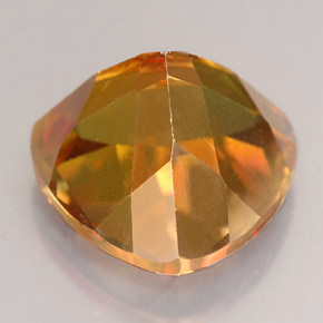 Topaze azotic multicolore naturelle trillion, 11,98 ct, VVS