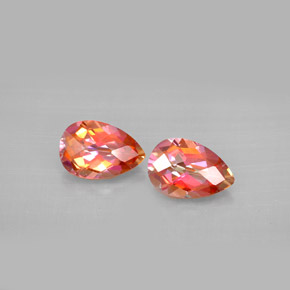 Achetez naturel ct multicolore topaze azotic gems, en forme de poire, en provenance brésil chez gemselect. en stock, livraison internationale!