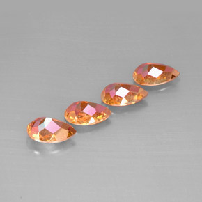 Achetez naturel ct multicolore topaze azotic gems, en forme de poire, en provenance brésil chez gemselect. en stock, livraison internationale!