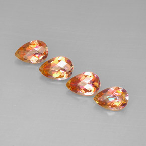 Achetez naturel ct multicolore topaze azotic gems, en forme de poire, en provenance brésil chez gemselect. en stock, livraison internationale!