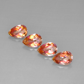 Achetez naturel ct multicolore topaze azotic gems, en forme de poire, en provenance brésil chez gemselect. en stock, livraison internationale!