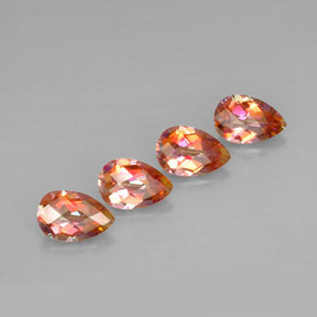 Achetez naturel ct multicolore topaze azotic gems, en forme de poire, en provenance brésil chez gemselect. en stock, livraison internationale!