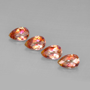 Achetez naturel ct multicolore topaze azotic gems, en forme de poire, en provenance brésil chez gemselect. en stock, livraison internationale!