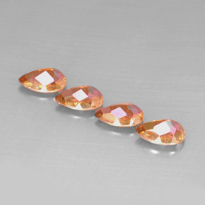 Achetez naturel ct multicolore topaze azotic gems, en forme de poire, en provenance brésil chez gemselect. en stock, livraison internationale!