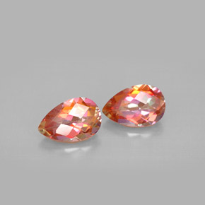 Achetez naturel ct multicolore topaze azotic gems, en forme de poire, en provenance brésil chez gemselect. en stock, livraison internationale!
