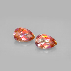 Achetez naturel ct multicolore topaze azotic gems, en forme de poire, en provenance brésil chez gemselect. en stock, livraison internationale!