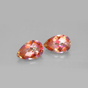 Achetez naturel ct multicolore topaze azotic gems, en forme de poire, en provenance brésil chez gemselect. en stock, livraison internationale!