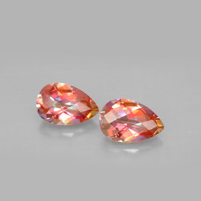 Achetez naturel ct multicolore topaze azotic gems, en forme de poire, en provenance brésil chez gemselect. en stock, livraison internationale!