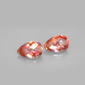 Achetez naturel ct multicolore topaze azotic gems, en forme de poire, en provenance brésil chez gemselect. en stock, livraison internationale!