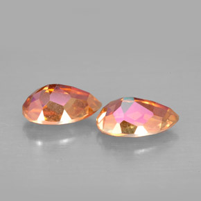 Achetez naturel ct multicolore topaze azotic gems, en forme de poire, en provenance brésil chez gemselect. en stock, livraison internationale!