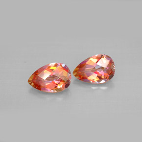 Achetez naturel ct multicolore topaze azotic gems, en forme de poire, en provenance brésil chez gemselect. en stock, livraison internationale!