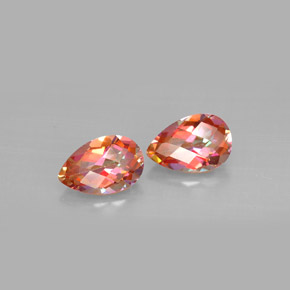 Achetez naturel ct multicolore topaze azotic gems, en forme de poire, en provenance brésil chez gemselect. en stock, livraison internationale!