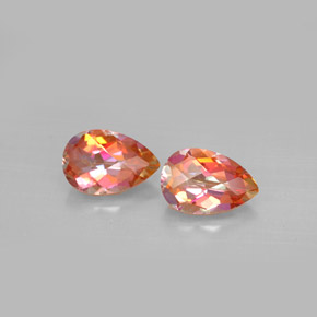 Achetez naturel ct multicolore topaze azotic gems, en forme de poire, en provenance brésil chez gemselect. en stock, livraison internationale!
