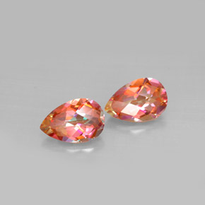Achetez naturel ct multicolore topaze azotic gems, en forme de poire, en provenance brésil chez gemselect. en stock, livraison internationale!