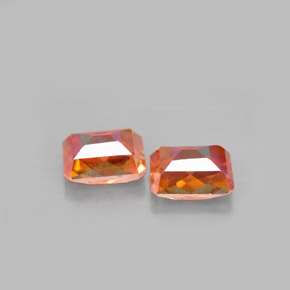 Achetez naturel ct multicolore topaze azotic gems, taille émeraude, en provenance brésil chez gemselect. en stock, livraison internationale!