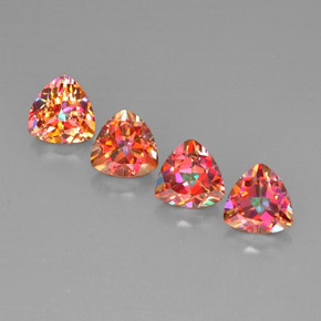 Achetez naturel ct multicolore topaze azotic gems, trillion, en provenance brésil chez gemselect. en stock, livraison internationale!