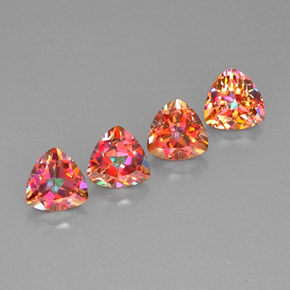 Achetez naturel ct multicolore topaze azotic gems, trillion, en provenance brésil chez gemselect. en stock, livraison internationale!