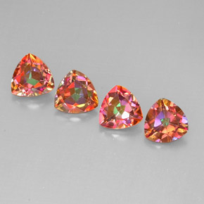 Achetez naturel ct multicolore topaze azotic gems, trillion, en provenance brésil chez gemselect. en stock, livraison internationale!
