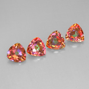 Achetez naturel ct multicolore topaze azotic gems, trillion, en provenance brésil chez gemselect. en stock, livraison internationale!