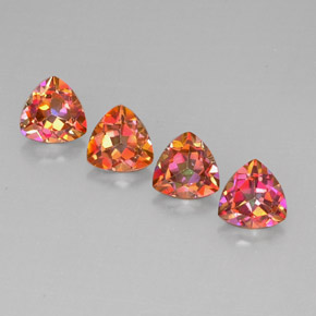 Achetez naturel ct multicolore topaze azotic gems, trillion, en provenance brésil chez gemselect. en stock, livraison internationale!
