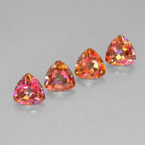 Achetez naturel ct multicolore topaze azotic gems, trillion, en provenance brésil chez gemselect. en stock, livraison internationale!