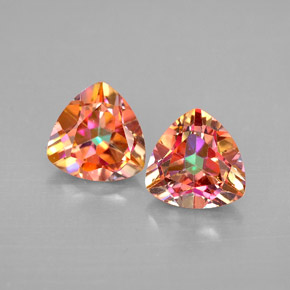 Achetez naturel ct multicolore topaze azotic gems, trillion, en provenance brésil chez gemselect. en stock, livraison internationale!