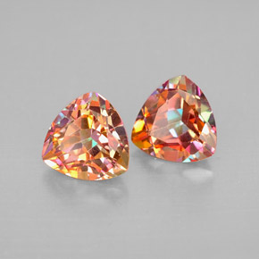 Achetez naturel ct multicolore topaze azotic gems, trillion, en provenance brésil chez gemselect. en stock, livraison internationale!
