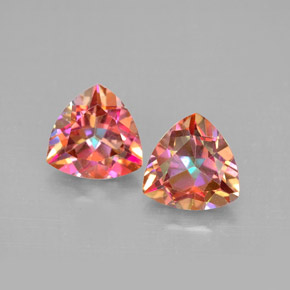 Achetez naturel ct multicolore topaze azotic gems, trillion, en provenance brésil chez gemselect. en stock, livraison internationale!